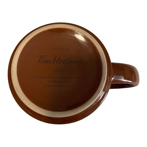 Tim Hortons limited edition 2017 brown duck goose coffee mug - Picture 6 of 8